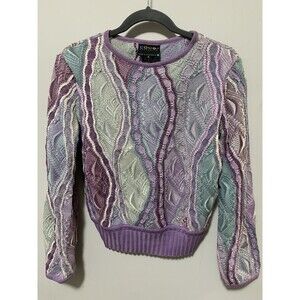 Vintage 90s COOGI Australia Womens Small Sweater Crewneck Classic Multicolor Y2K